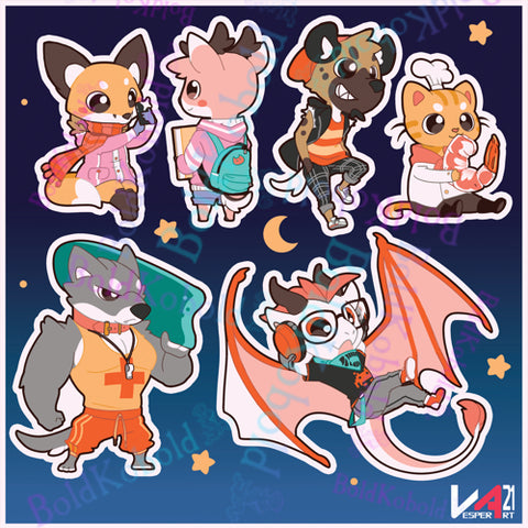 Vesper's Sticker Sheet