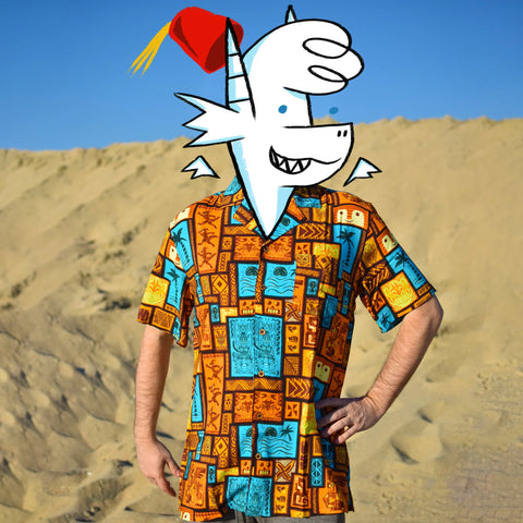 BoldKobold x Hype Hermit Studio Tiki Shirt